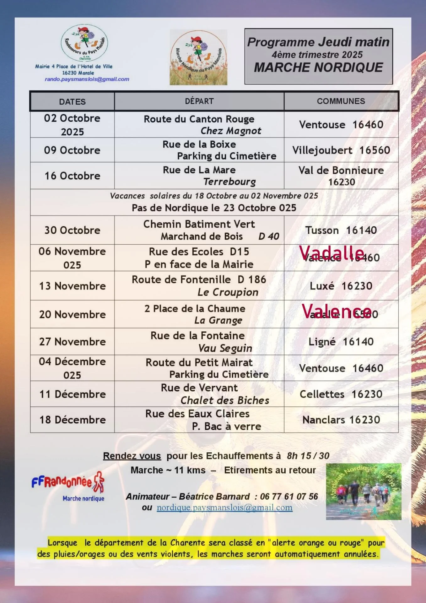 Pr nordique 4eme tr 2025